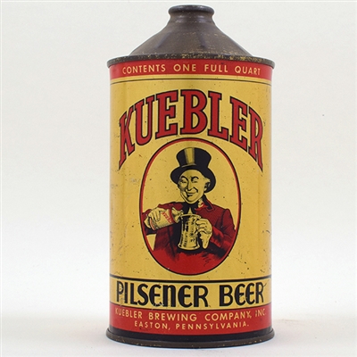 Kuebler Beer Quart Cone Top WOW 214-4
