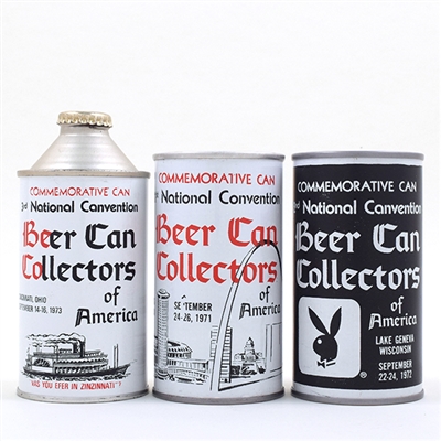BCCA CANvention Cans 1-2-3 LOT OF 3