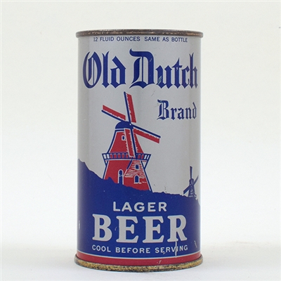 Old Dutch Brand Beer OI Flat Top NICE 105-35