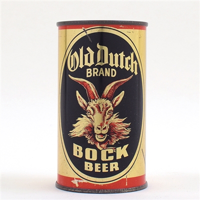 Old Dutch Bock Beer Flat Top RARE 105-37