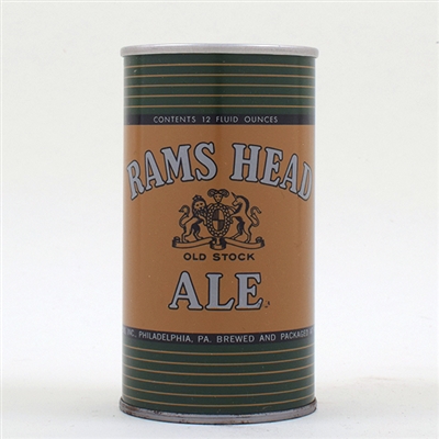 Rams Head Ale Pull Tab GRAY LETTERS SINGLE SIDED UNLISTED