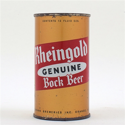 Rheingold Bock Beer Flat Top ORANGE 123-16