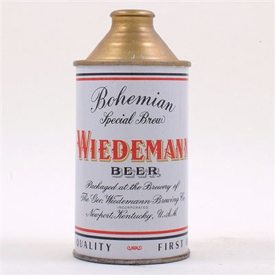 Wiedemann Beer IRTP Cone Top 189-7