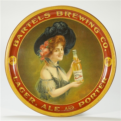 Bartels Brewing Pale Crown Export Lager Pre-prohibition Tray