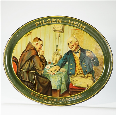 Pilsen-Heim Beer Porter Showdown Pre-prohibition Tray