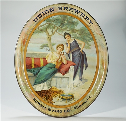 Union Brewery Howell King Pre-prohibition Beer Tray