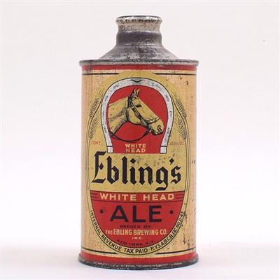 Ebling White Head Ale FLAT BOTTOM Cone 160-21