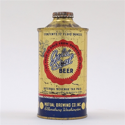 Gold Seal Beer Cone Top 166-4