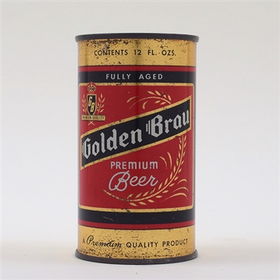Golden Brau Beer GB SHIELD Flat Top 72-21