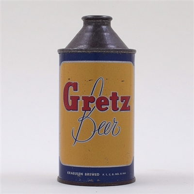 Gretz Beer Cone Top YELLOW 167-31