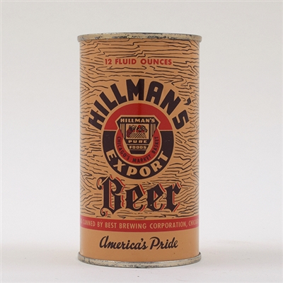 Hillmans Export Beer Flat Top 82-17