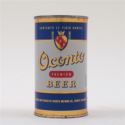 Oconto Beer Flat Top METALLIC GOLD 104-1