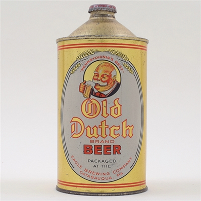 Old Dutch Beer Quart Cone RARE WOW 216-1