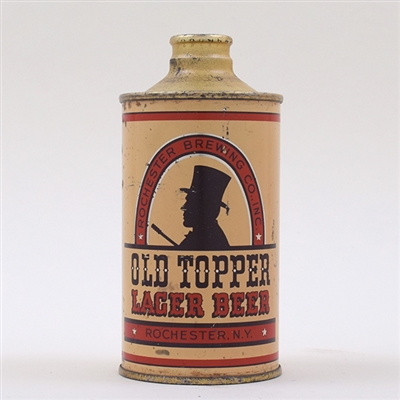 Old Topper Lager Beer Cone Top RARE 178-9