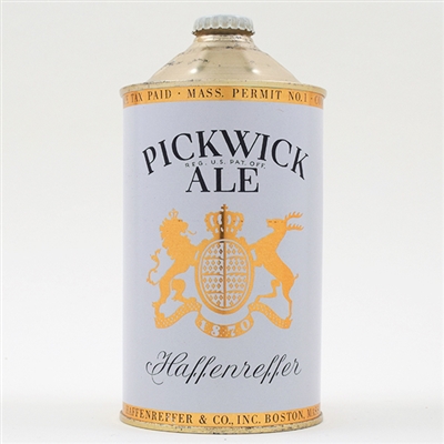 Pickwick Ale Quart Cone MINTY 217-8