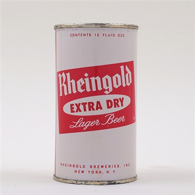 Rheingold Beer ALL RED Flat Top 125-20