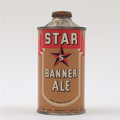 Star Banner Ale Cone Top WOW 186-6