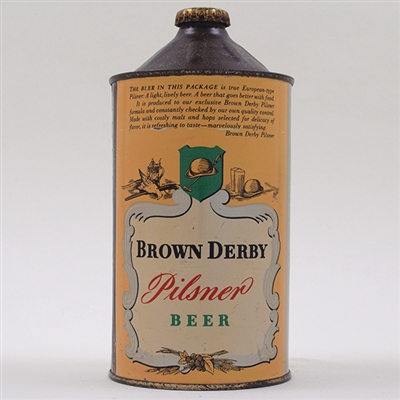 Brown Derby Beer Quart Cone TOUGH 204-4