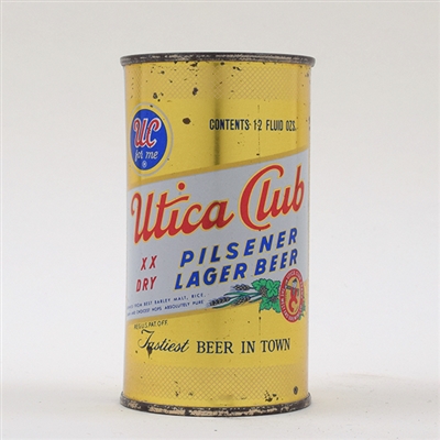 Utica Club Beer Flat Top AMERICAN 142-24