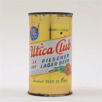 Utica Club Beer Flat Top CCC 142-24