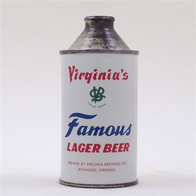Virginias Famous Beer Cone Top 188-18