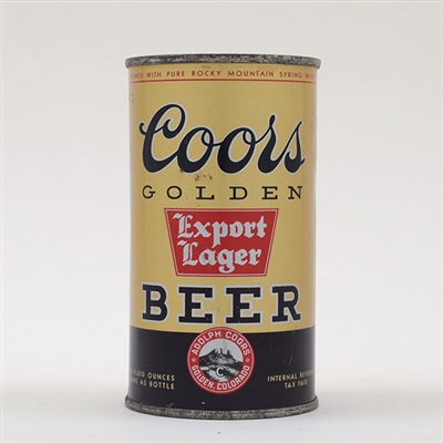 Coors Golden Export Flat THOROUGHLY AGED 51-16