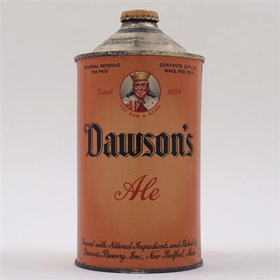 Dawsons Ale Quart Cone SHARP 206-13