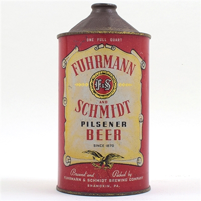 Fuhrmann and Schmidt Beer Quart Cone Top 209-5