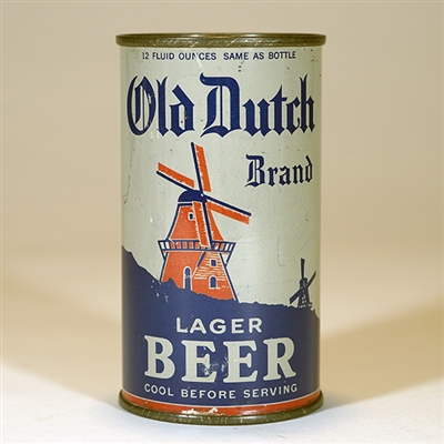 Old Dutch Brand Beer OI Flat Top GRAY 105-34