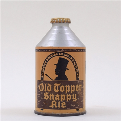 Old Topper Snappy Ale Crowntainer TAN BROWN 197-29