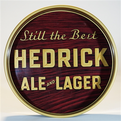 Hedrick Ale Lager STILL THE BEST Tray