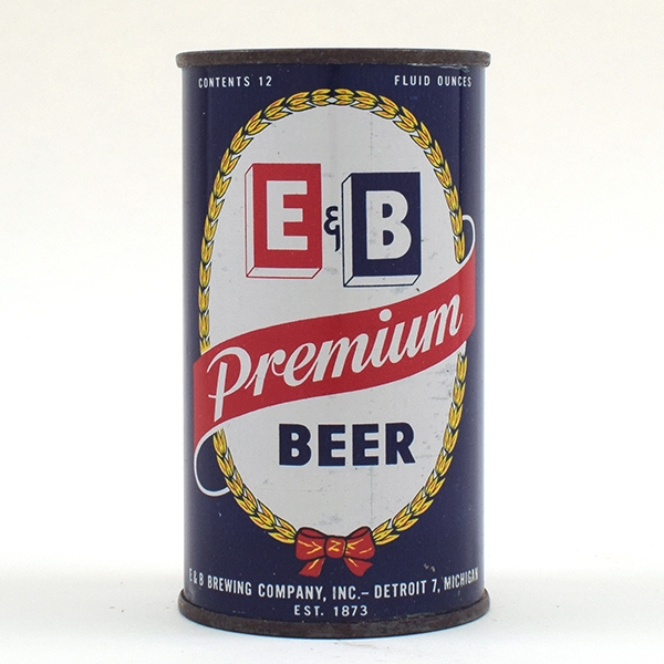 E and B Premium Beer Flat Top 58-28