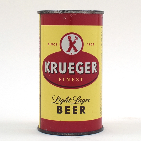 Krueger Beer Flat Top BROWN ACCENTS 90-16