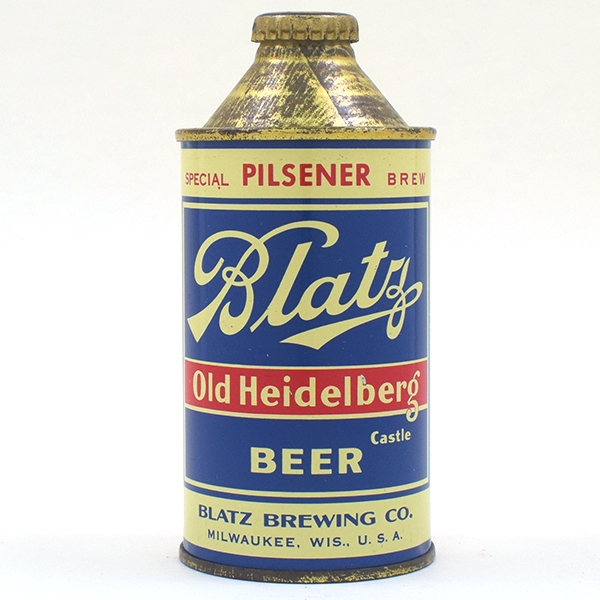 Blatz Old Heidelberg Special Pilsener Brew Cone Top 153-25