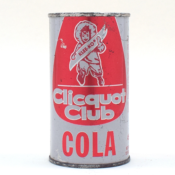 Cliquot Club Cola Soda Flat Top