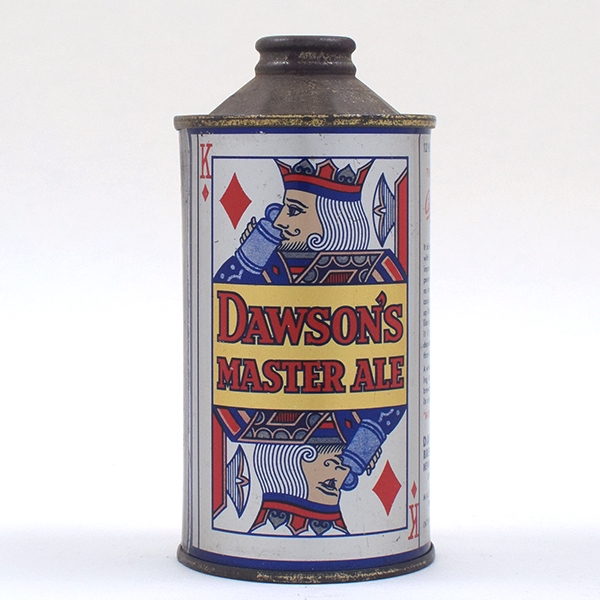 Dawsons Master Ale Card Cone Top 158-24