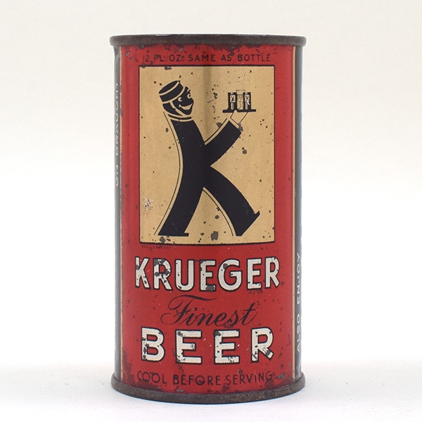 Krueger Beer Opening Instruction Flat Top MED OPENER 90-6
