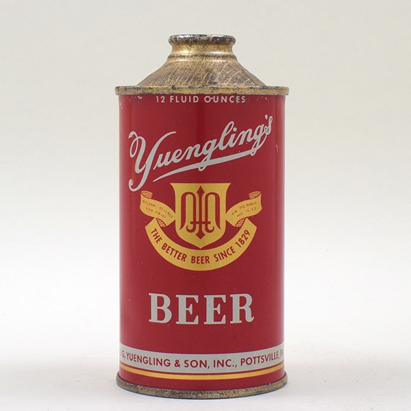 Yuengling Beer LOW PROFILE Cone Top 189-24
