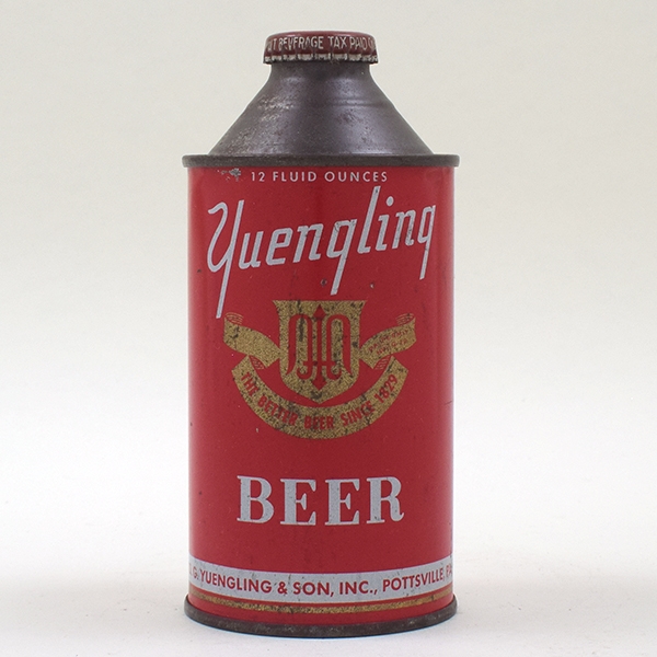 Yuengling Beer HIGH PROFILE Cone Top NON-IRTP 189-26