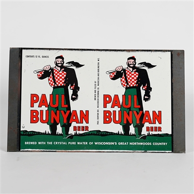 Paul Bunyan Beer Unrolled Flat Top Sheet 112-24 SHARP