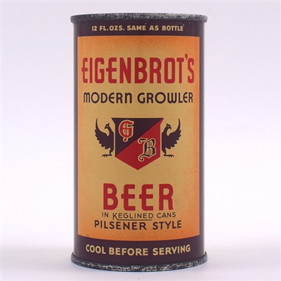 Eigenbrots Beer Opening Instruction Flat Top 59-15 STELLAR