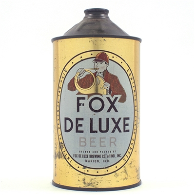 Fox De Luxe Beer Quart Cone Top MARION 209-15