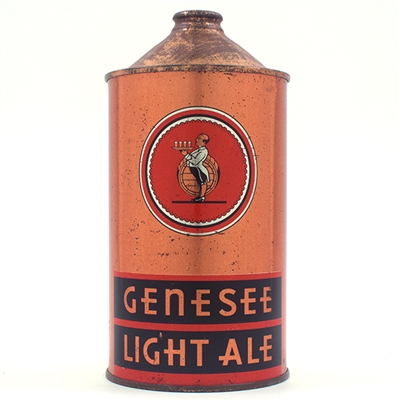 Genesee Light Ale Quart Cone Top 209-17 WOW
