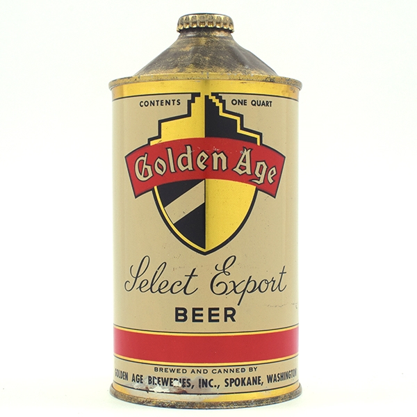 Golden Age Beer Quart Cone Top SWEET 210-16