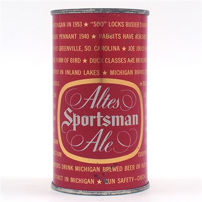 Altes Sportsman Ale Set Can Flat Top 30000 ARCHERS 30-23