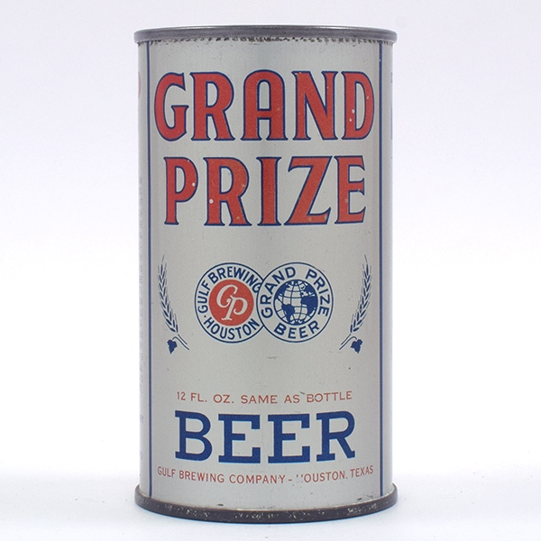 Grand Prize Beer Opening Instruction Flat Top 74-6