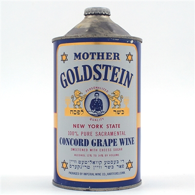 Mother Goldstein Wine Quart Cone Top
