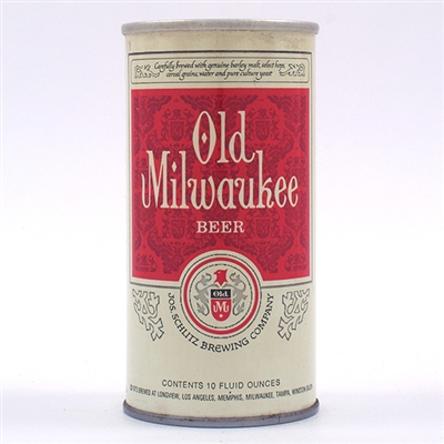 Old Milwaukee Beer 10 OZ Pull Tab LONGVIEW UNLISTED
