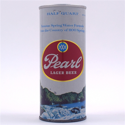 Pearl Beer Half Quart Early Ring Pull Tab 161-27