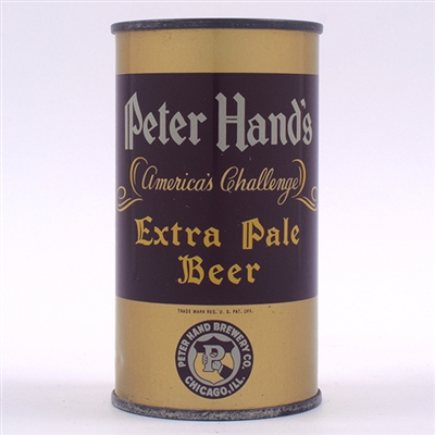 Peter Hands Beer Opening Instruction Flat Top 113-15